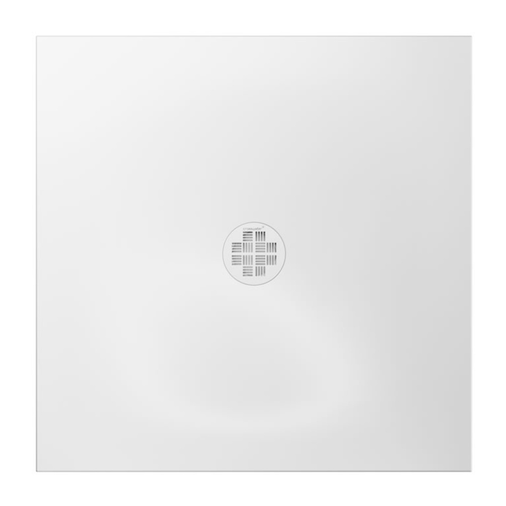 Cutout image of Crosswater Creo 900mm Square Dolomite Shower Tray